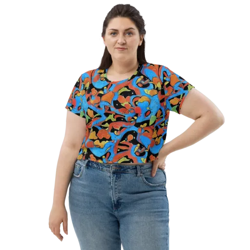 Ultramarine Uproar on a Crop Tee
