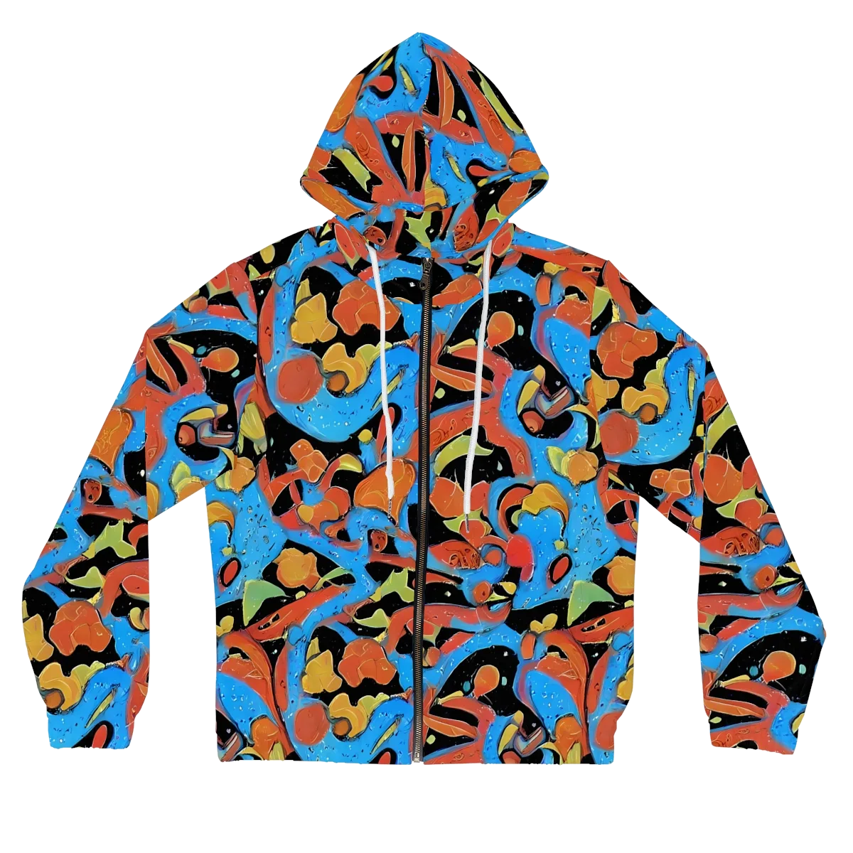 Ultramarine Uproar on Women's Full-Zip Hoodie — Front