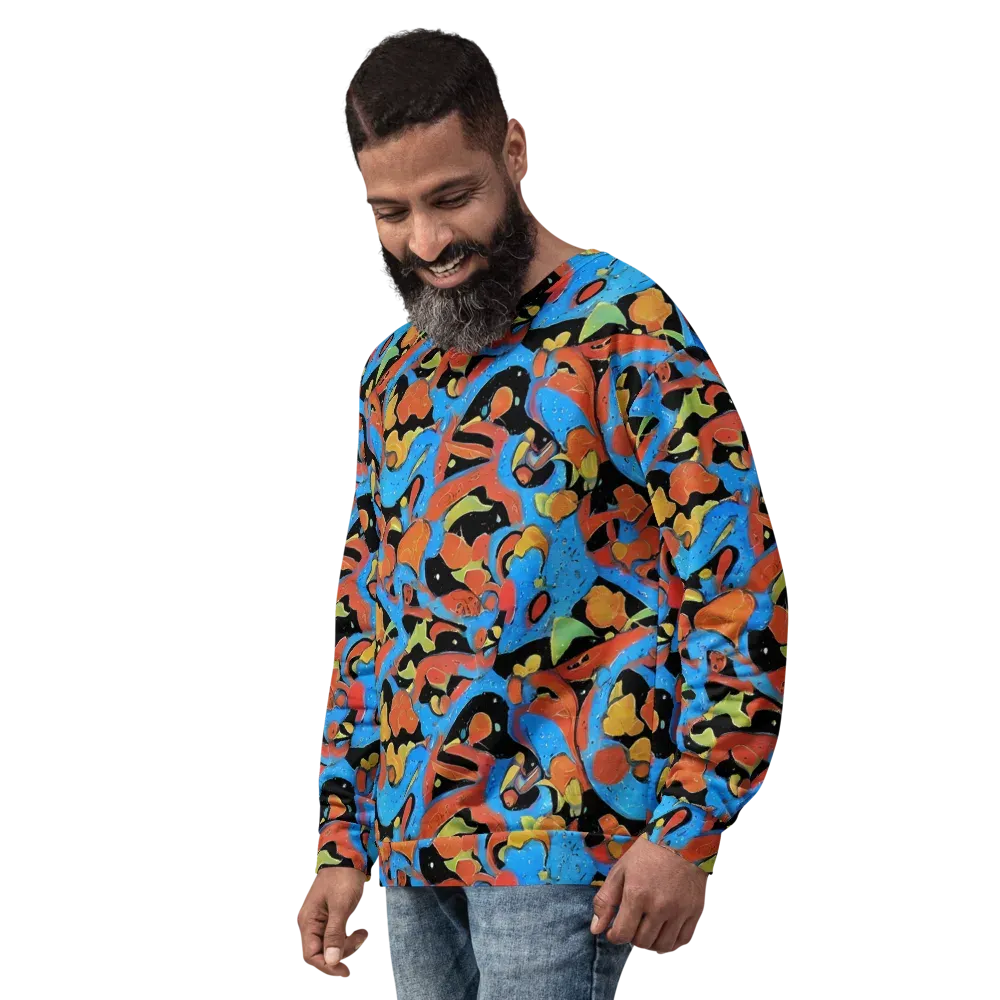 Ultramarine Uproar on Sweatshirt — Left Front