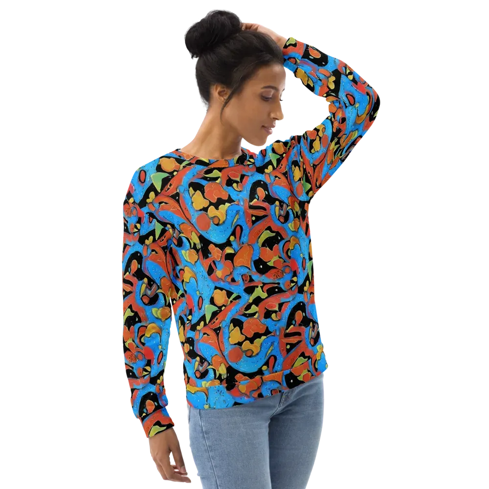 Ultramarine Uproar on Sweatshirt — Right Front