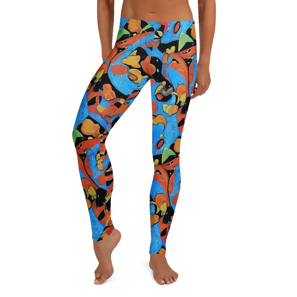 Ultramarine Uproar on Leggings — Front