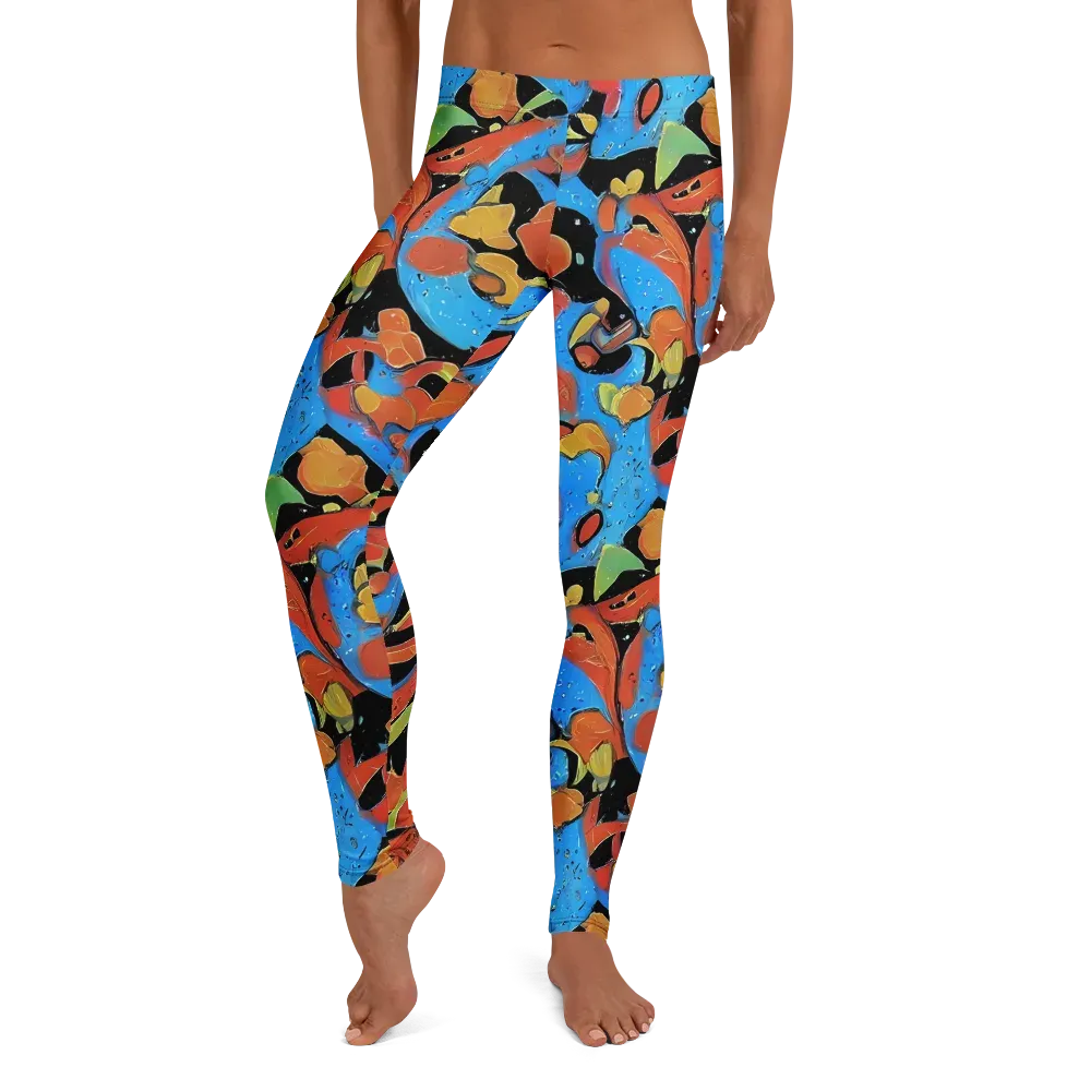 Ultramarine Uproar on Leggings — Front