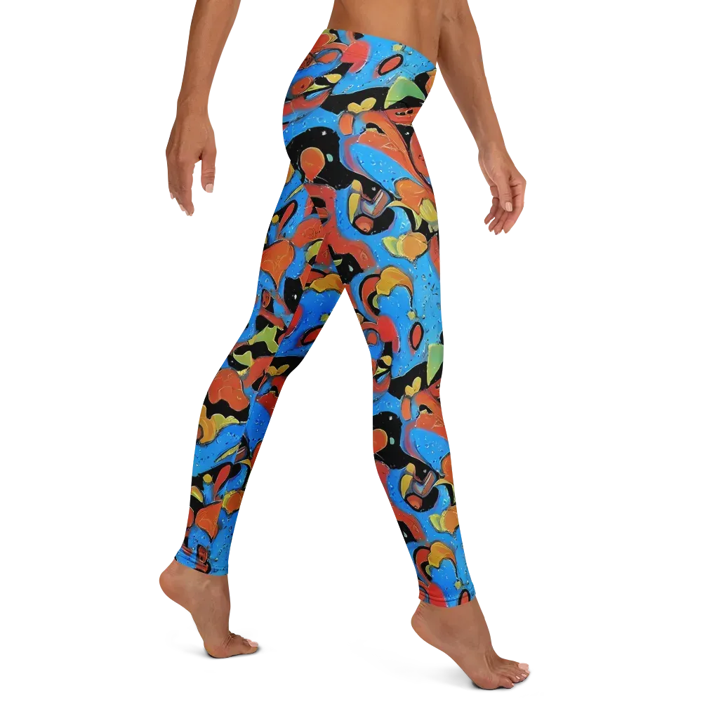 Ultramarine Uproar on Leggings — Right