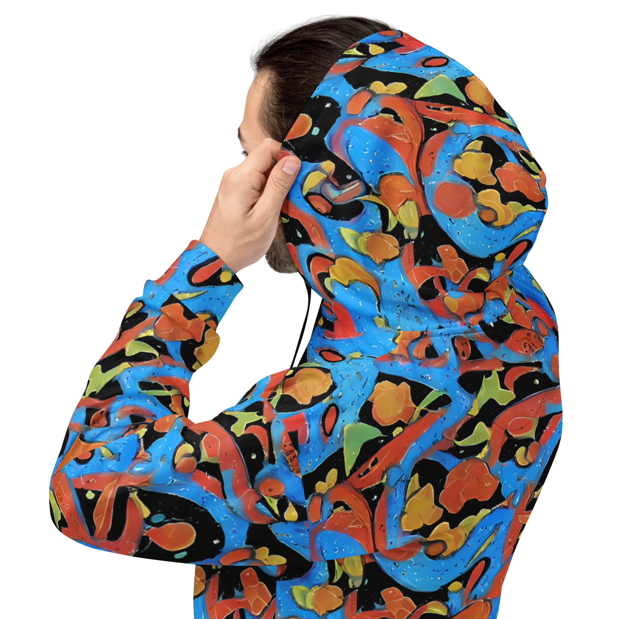 Ultramarine Uproar on Hoodie — Back