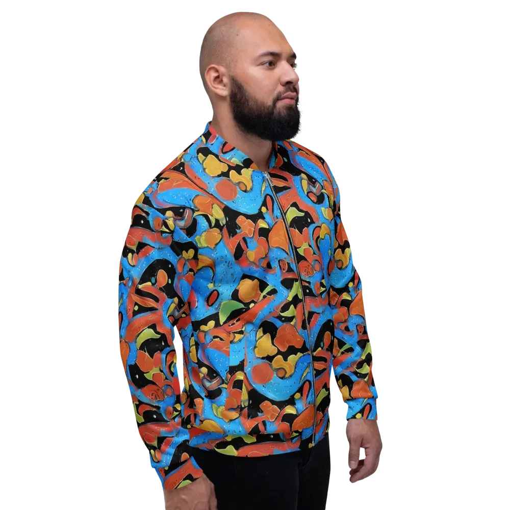 Ultramarine Uproar on Bomber Jacket — Right