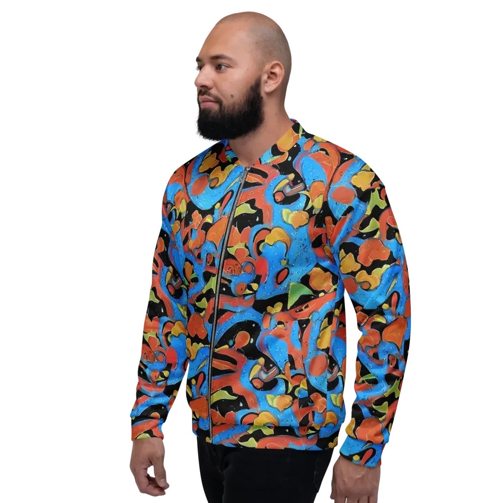 Ultramarine Uproar on Bomber Jacket — Left