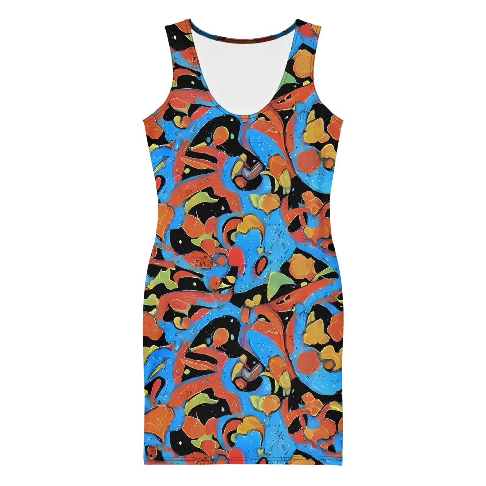 Ultramarine Uproar on Bodycon Dress — Front