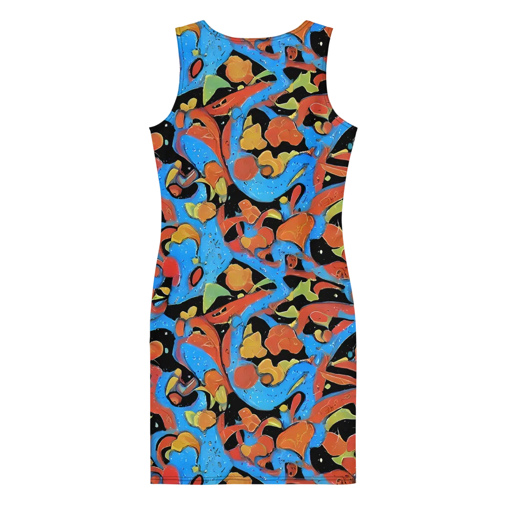 Ultramarine Uproar on Bodycon Dress — Back