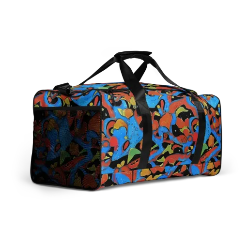 Ultramarine Uproar on a Duffle Bag