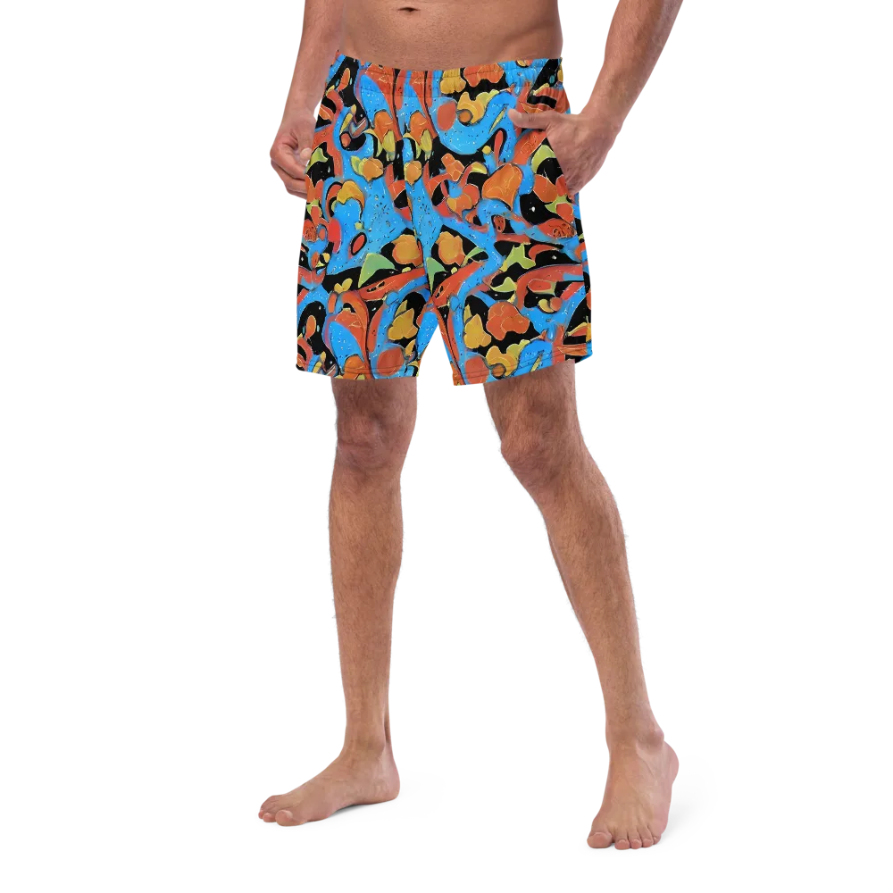Ultramarine Uproar on Swim Trunks — Left Front
