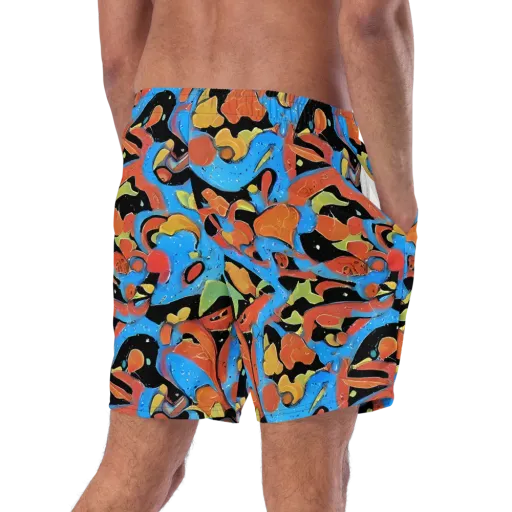 Ultramarine Uproar on a Swim Trunks