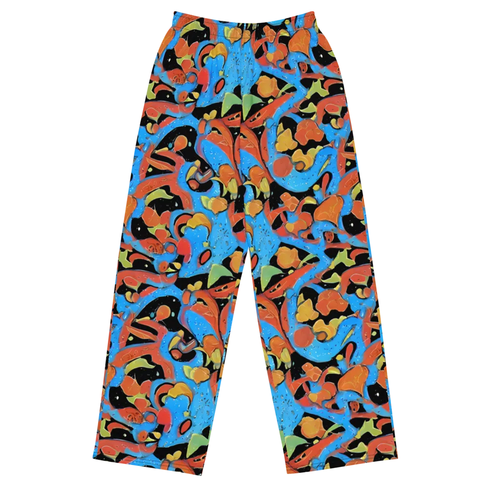 Ultramarine Uproar on Wide-Leg Pants — Front