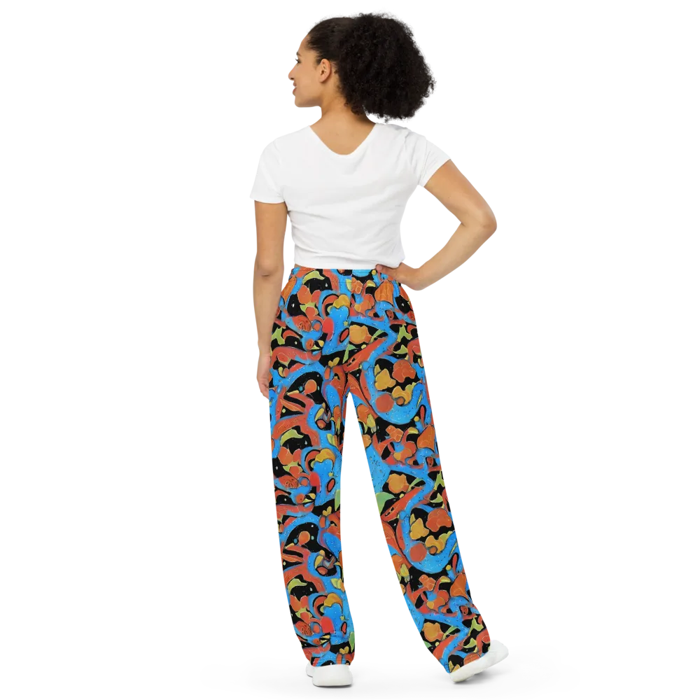 Ultramarine Uproar on Wide-Leg Pants — Back