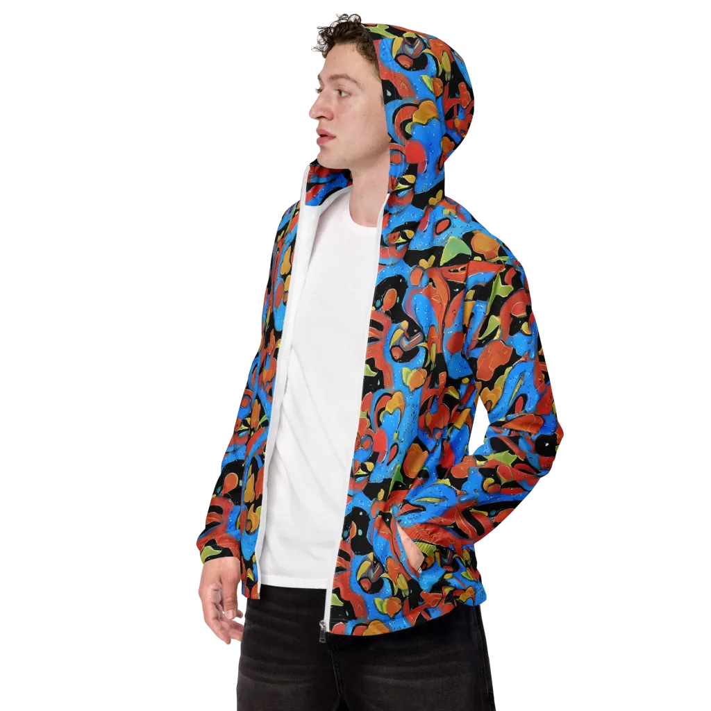 Ultramarine Uproar on Men's Windbreaker — Left Front