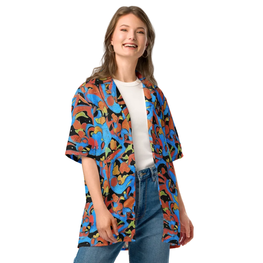 Ultramarine Uproar on Button Shirt — Front