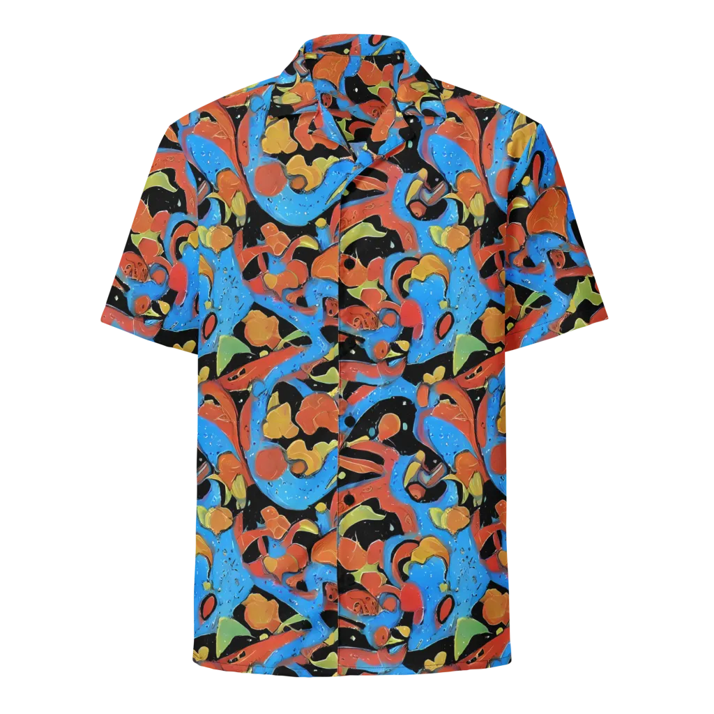 Ultramarine Uproar on Button Shirt — Front