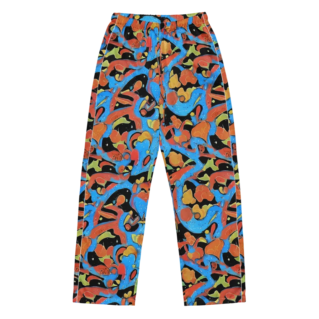 Ultramarine Uproar on Women's Pajama Pants — Front