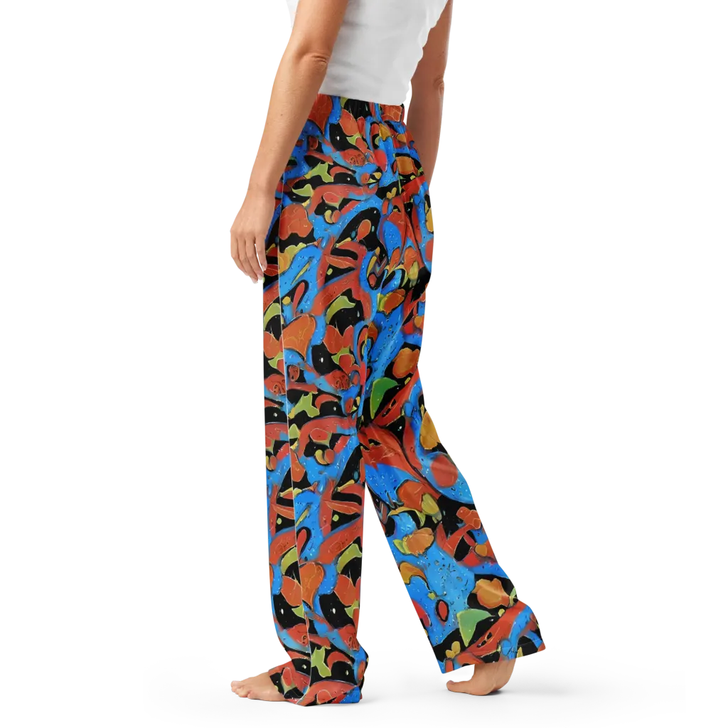 Ultramarine Uproar on Women's Pajama Pants — Left