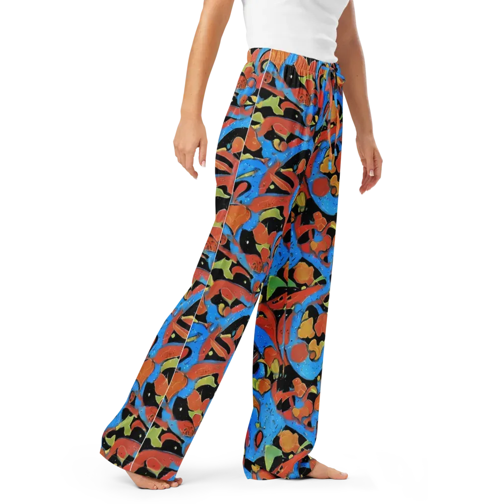 Ultramarine Uproar on Women's Pajama Pants — Right Front