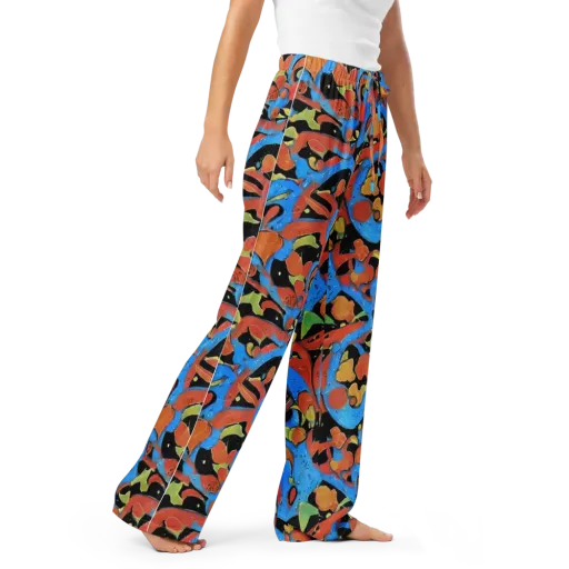 Ultramarine Uproar on a Women's Pajama Pants