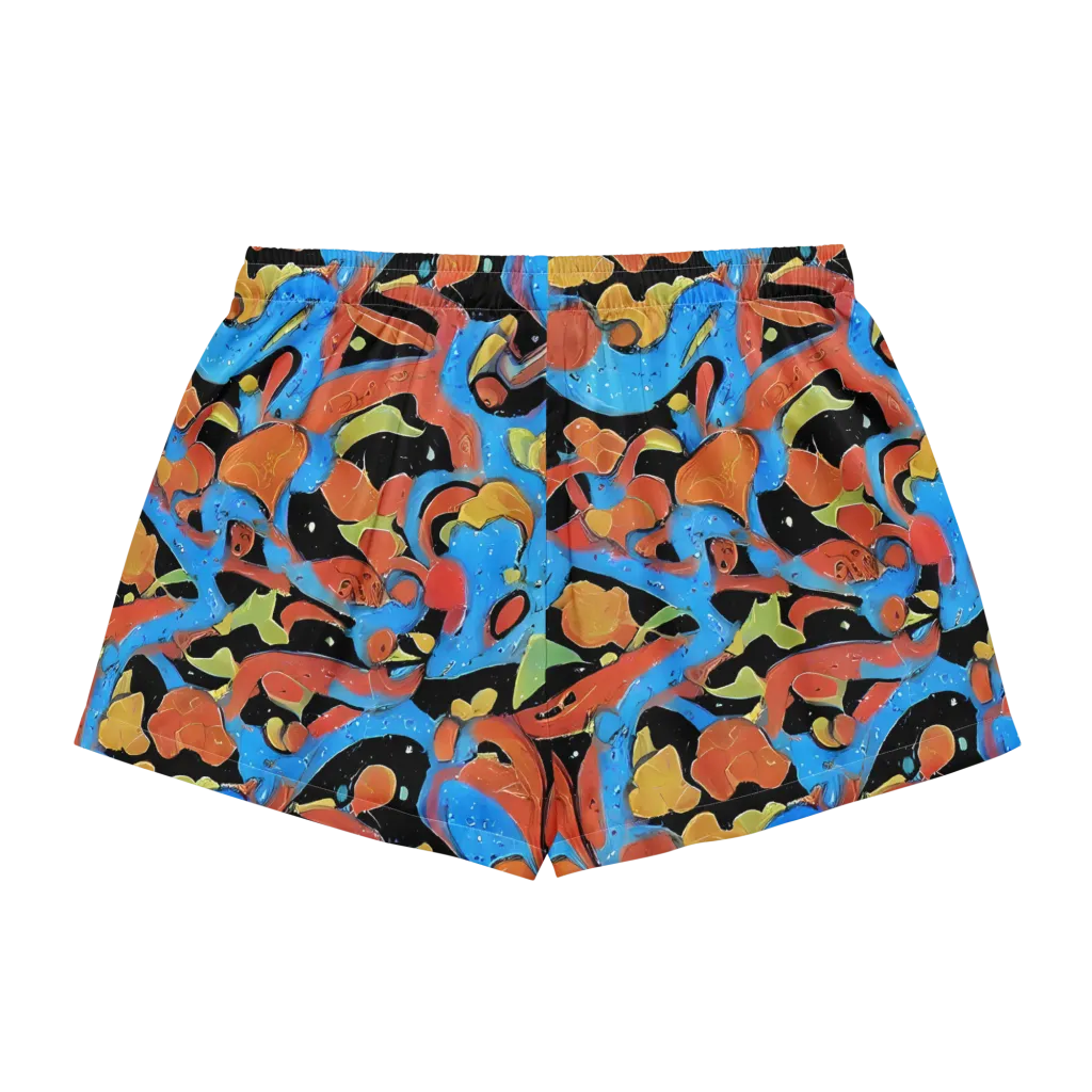 Ultramarine Uproar on Women's Pajama Shorts — Back