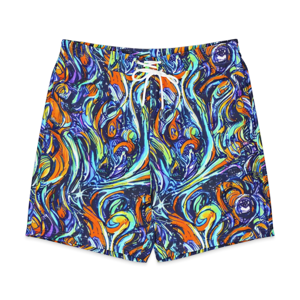Sonic Marble on Men's Board Shorts — Front