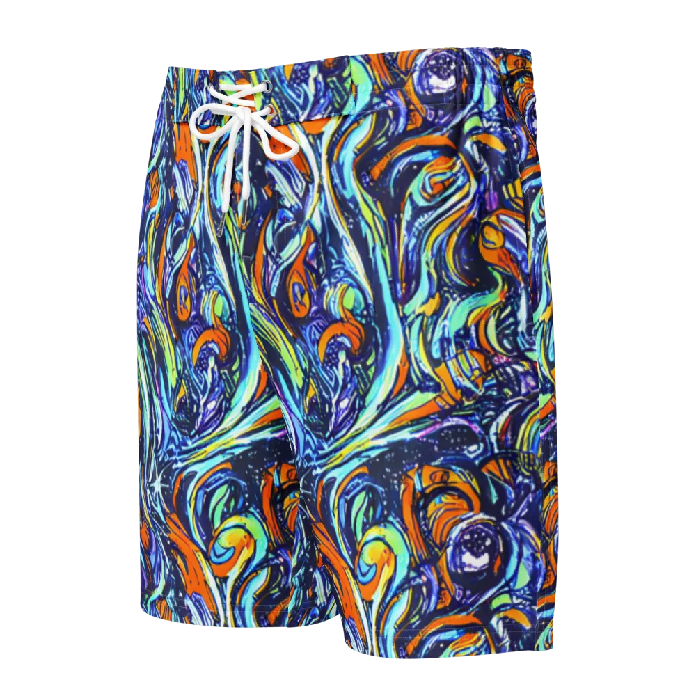 Sonic Marble on Men's Board Shorts — Front