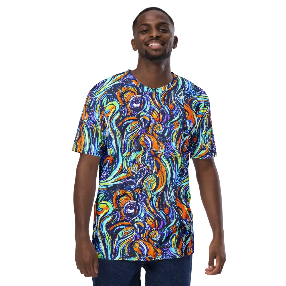 Sonic Marble on Men's Crew Neck T-Shirt — Front