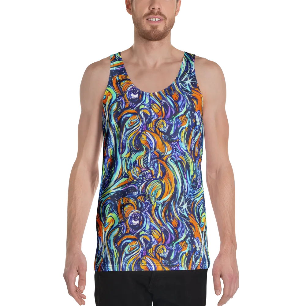Sonic Marble on Men's Tank Top — Front