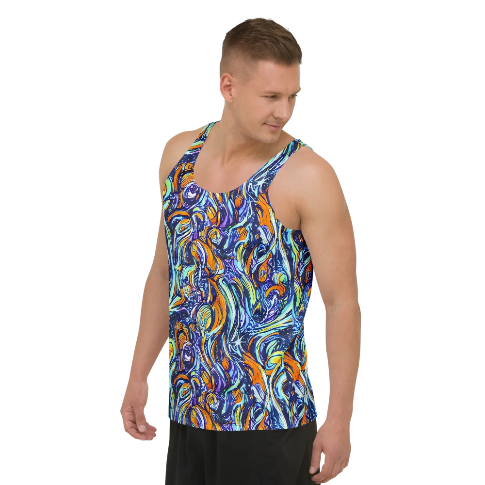 Sonic Marble on Men's Tank Top — Left Front