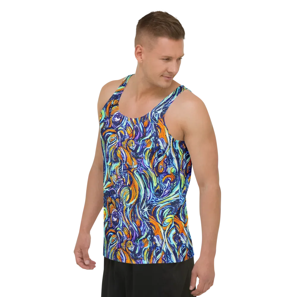 Sonic Marble on Men's Tank Top — Left Front