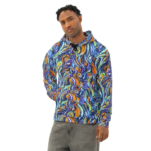 Sonic Marble on a Cotton Hoodie