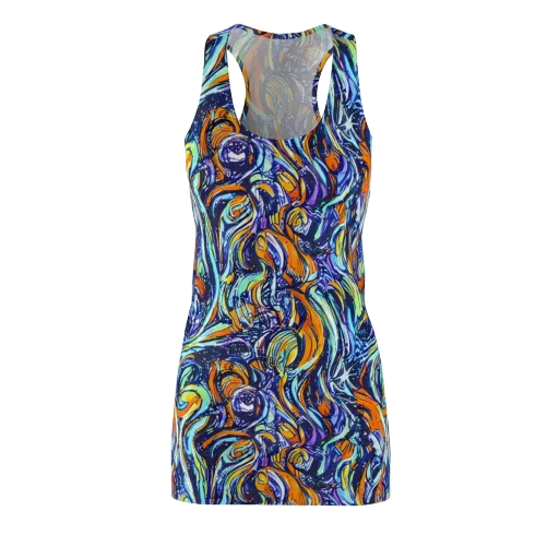 Sonic Marble on a Racerback Dress