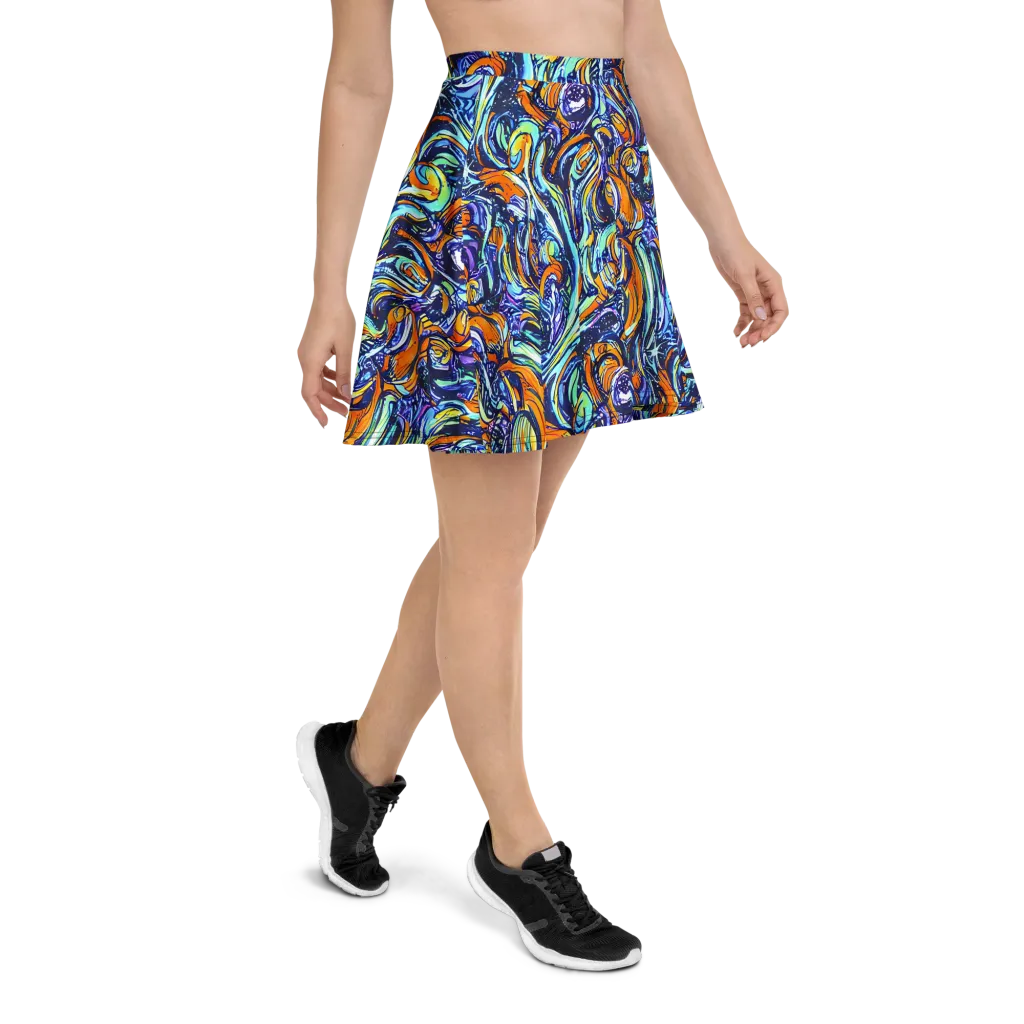 Sonic Marble on Skater Skirt — Right