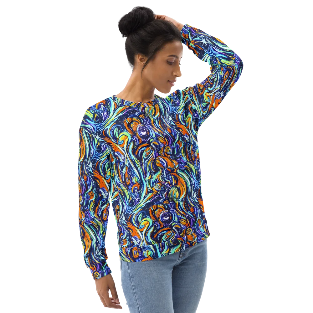 Sonic Marble on Sweatshirt — Right Front