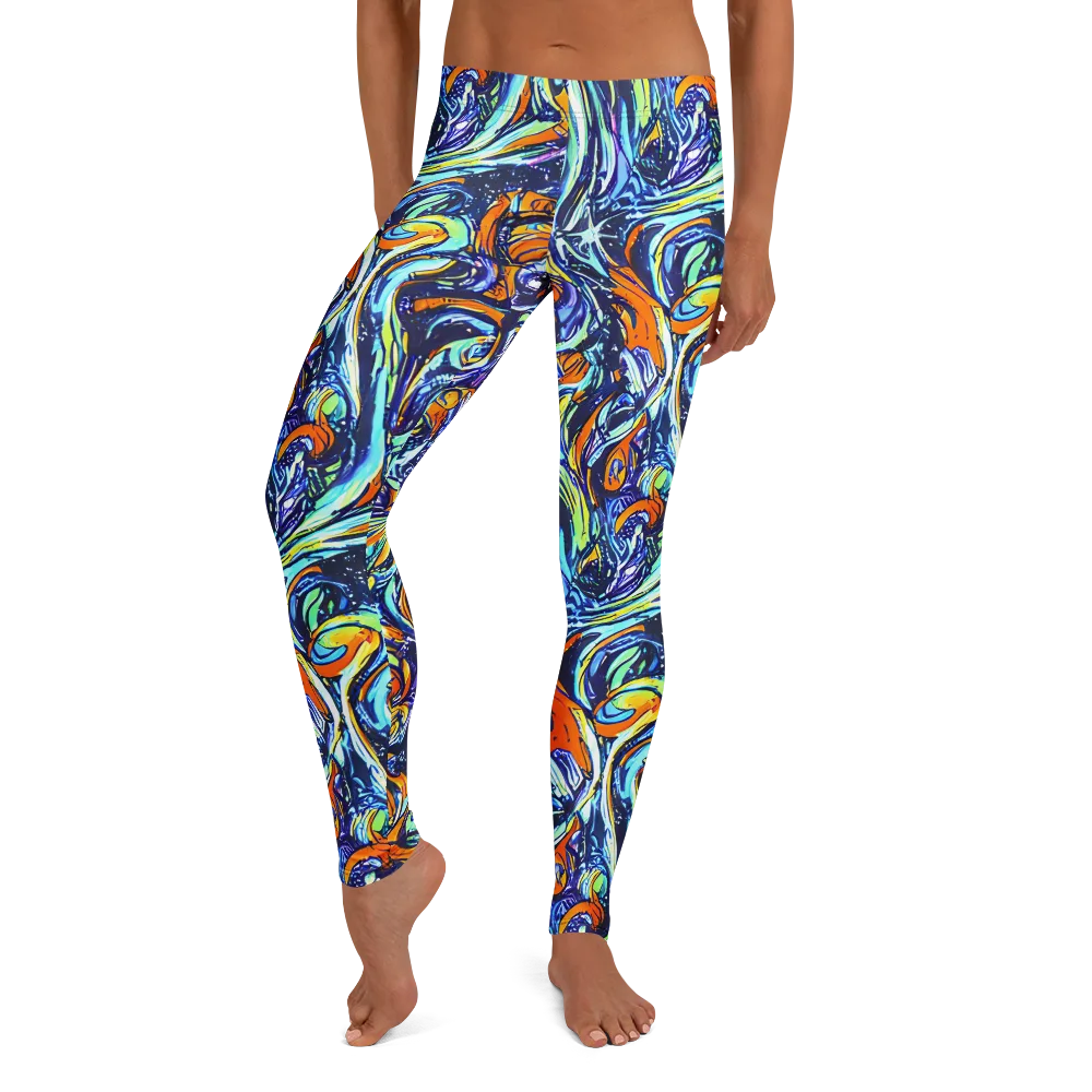 Sonic Marble on Leggings — Front