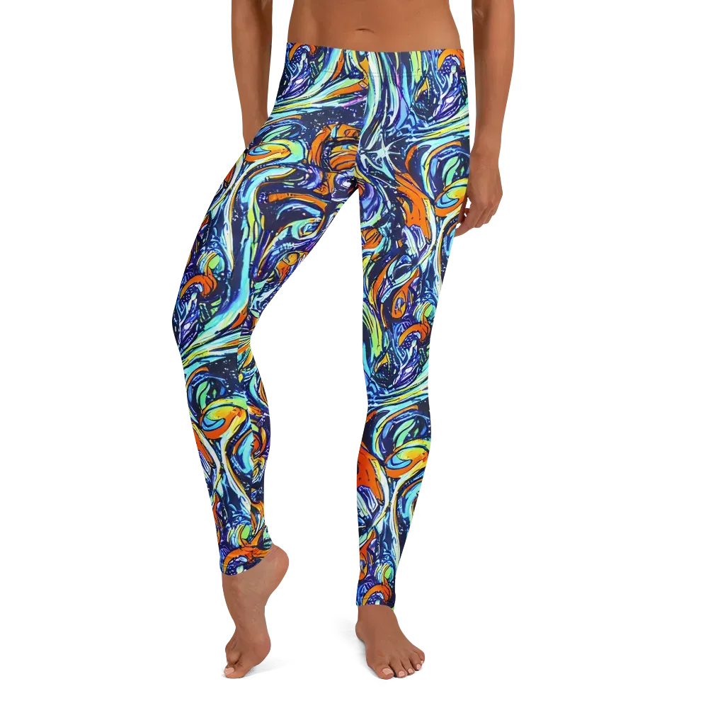 Sonic Marble on Leggings — Front