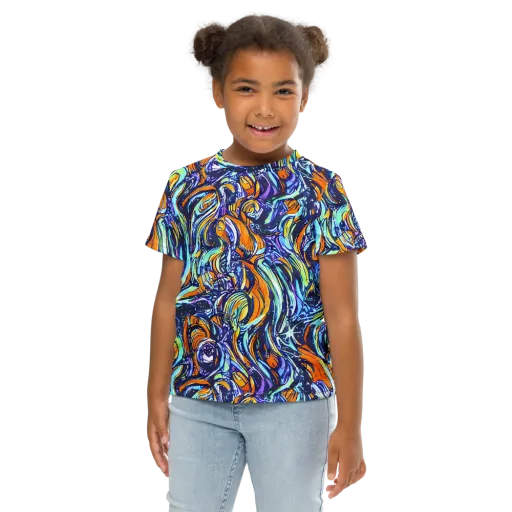 Sonic Marble on a Kids Crew Neck T-Shirt