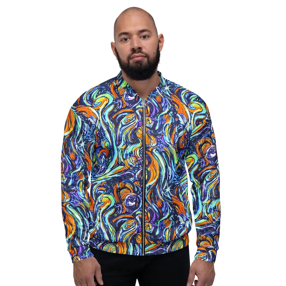 Sonic Marble on Bomber Jacket — Front