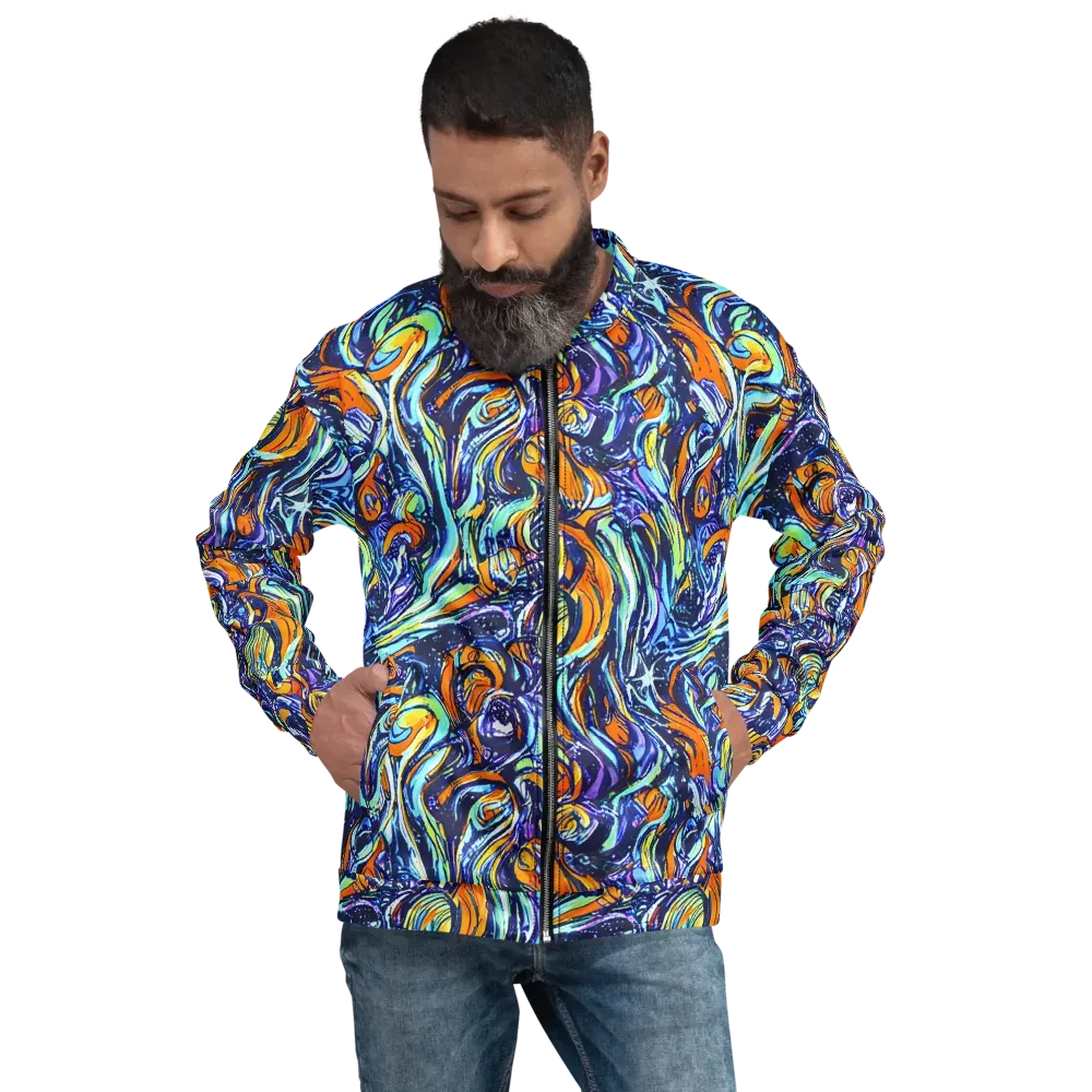 Sonic Marble on Bomber Jacket — Front