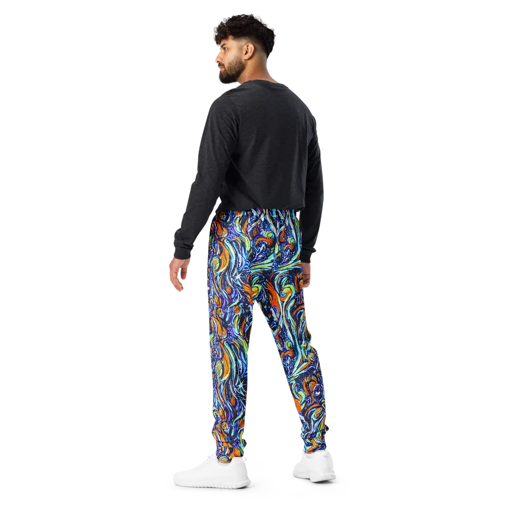 Sonic Marble on Men's Joggers — Back
