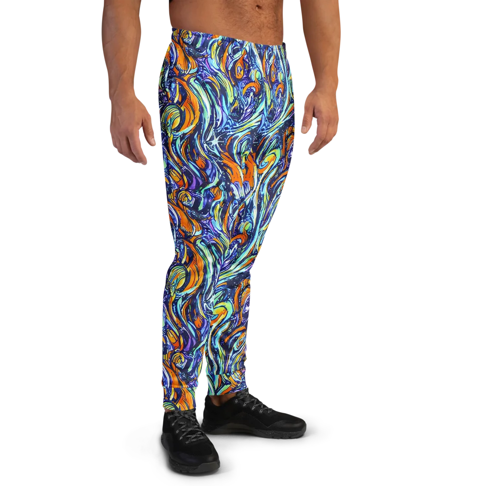 Sonic Marble on Men's Joggers — Right