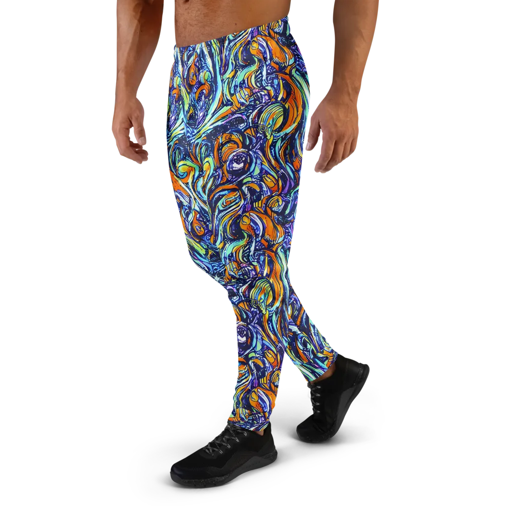 Sonic Marble on Men's Joggers — Left