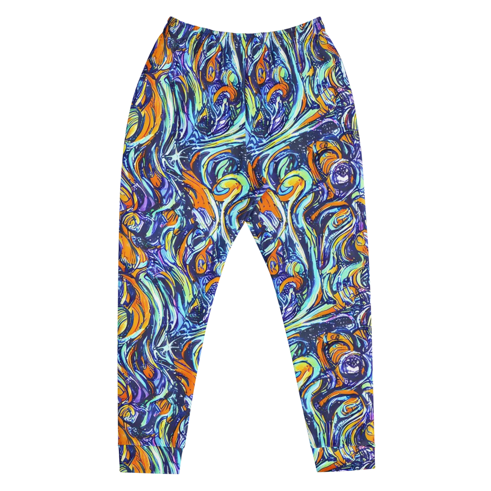 Sonic Marble on Men's Joggers — Front