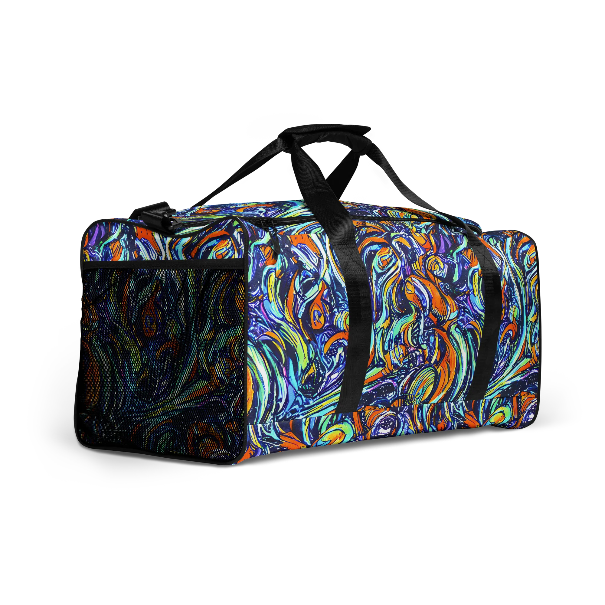 Sonic Marble on Duffle Bag — Right Front