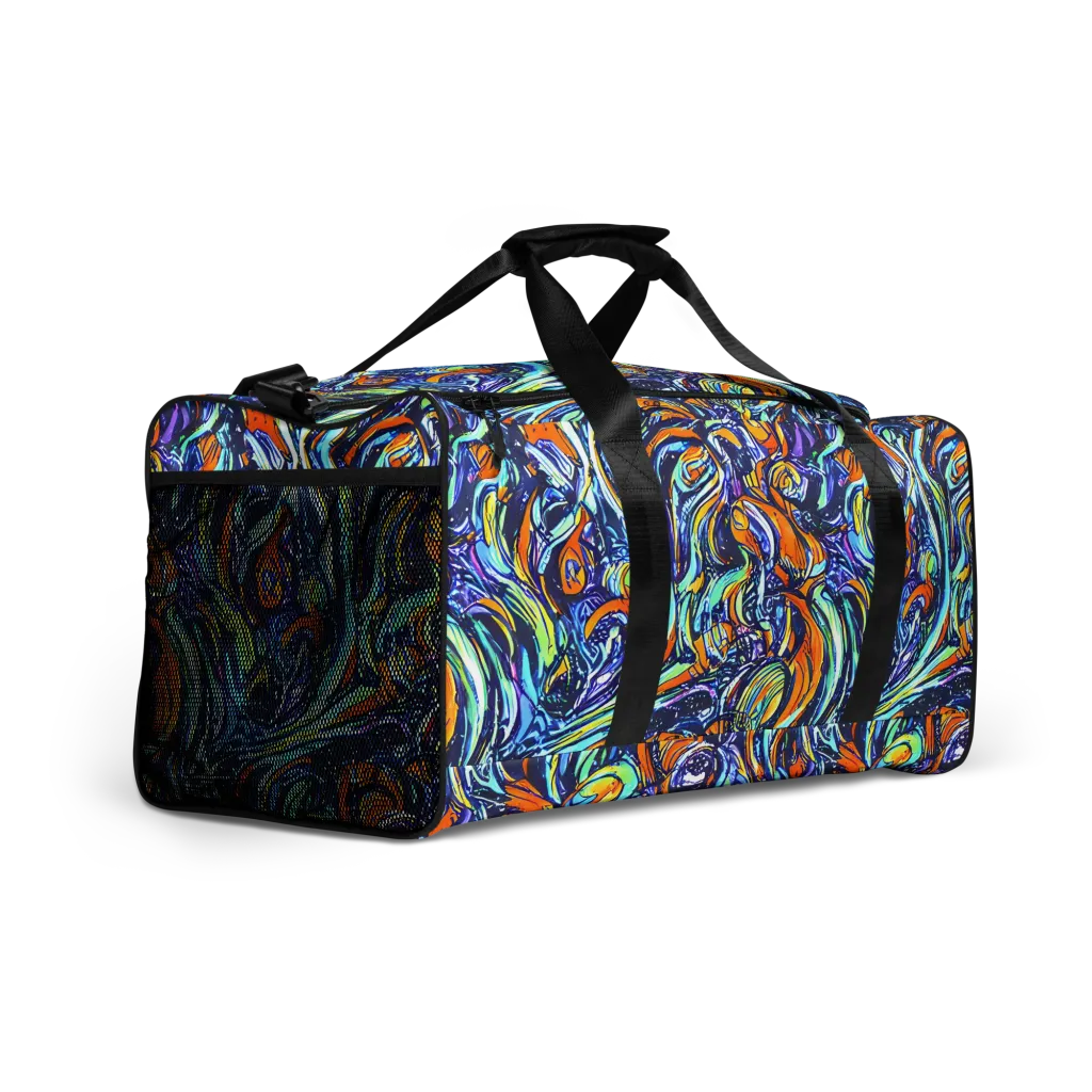 Sonic Marble on Duffle Bag — Right Front