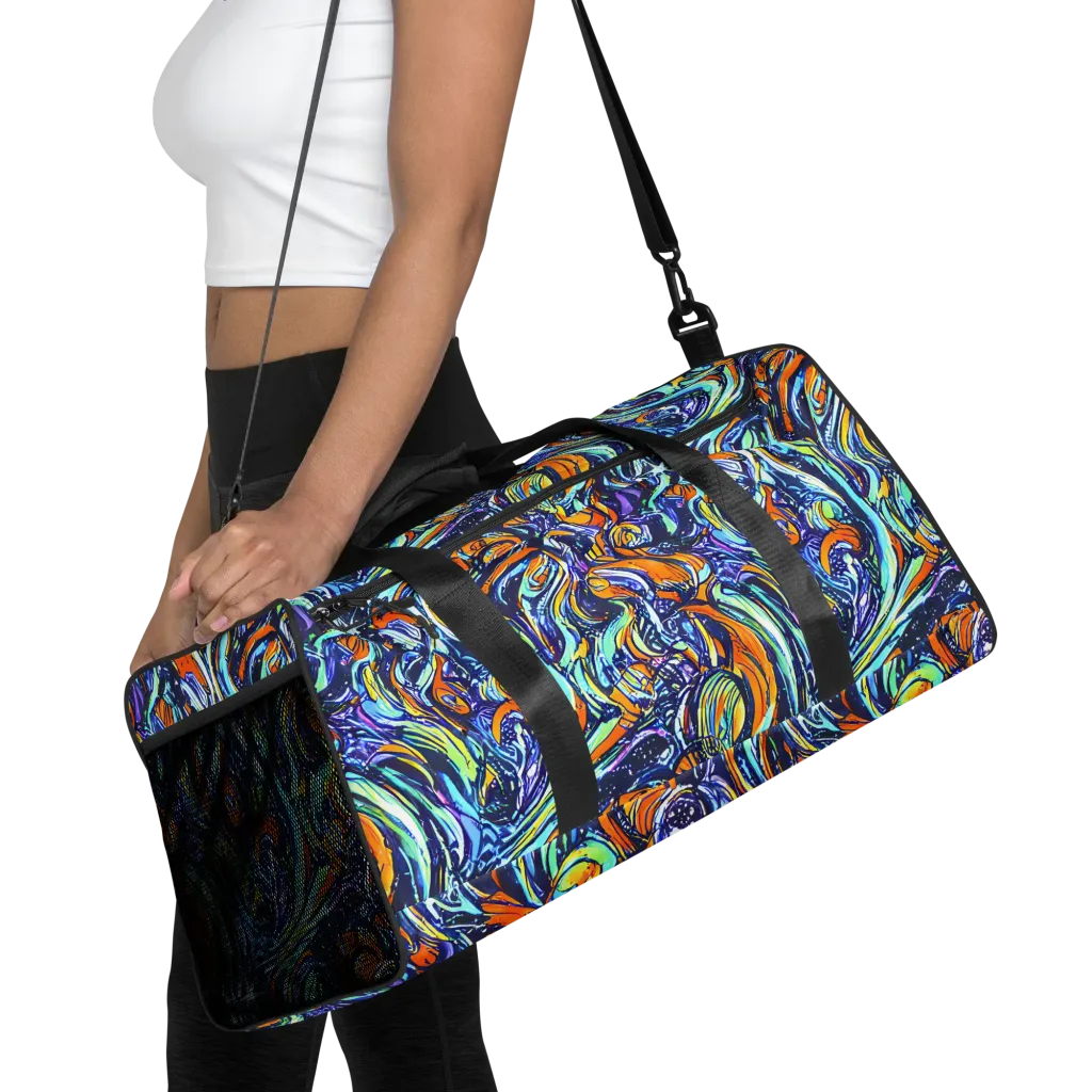 Sonic Marble on Duffle Bag — Front