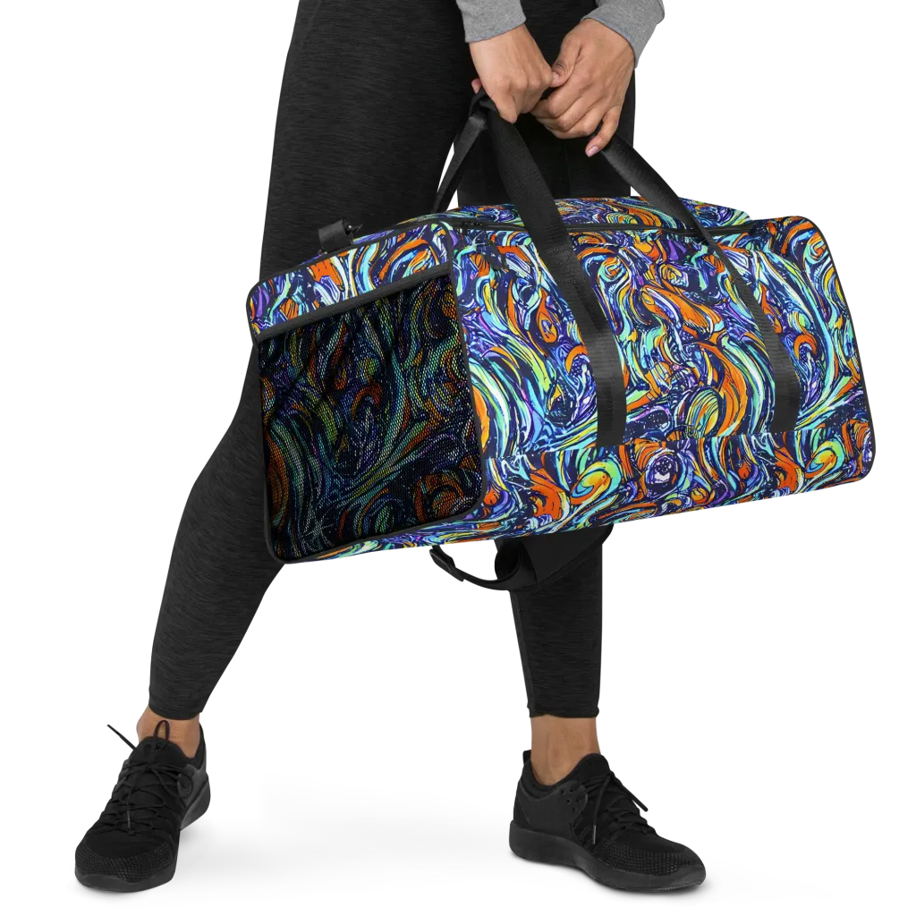 Sonic Marble on Duffle Bag — Right Front