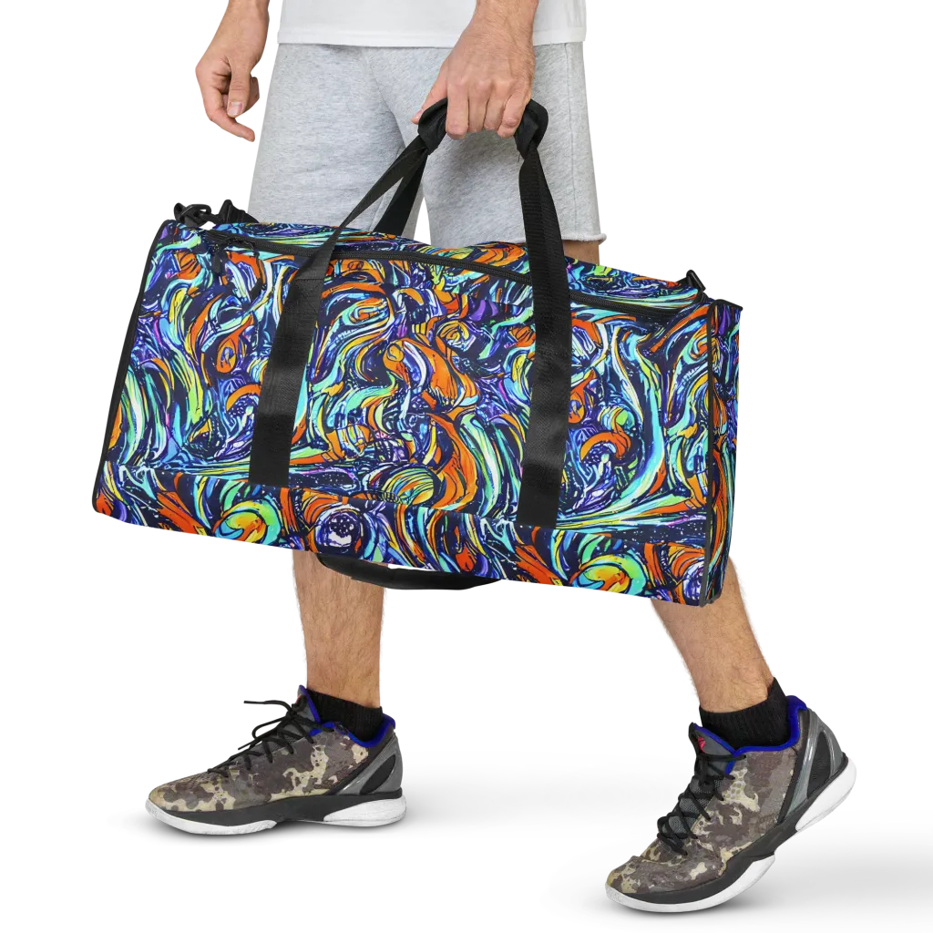 Sonic Marble on Duffle Bag — Front