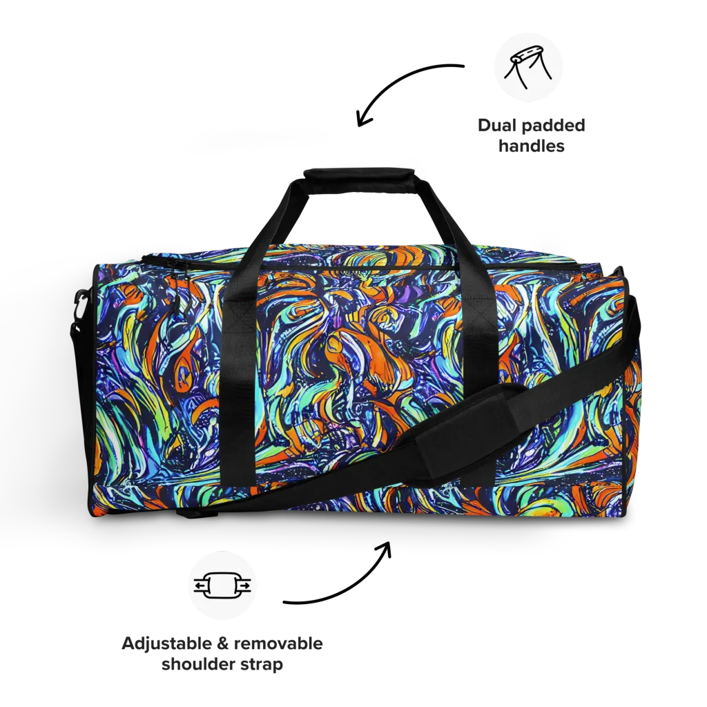 Sonic Marble on Duffle Bag — Front
